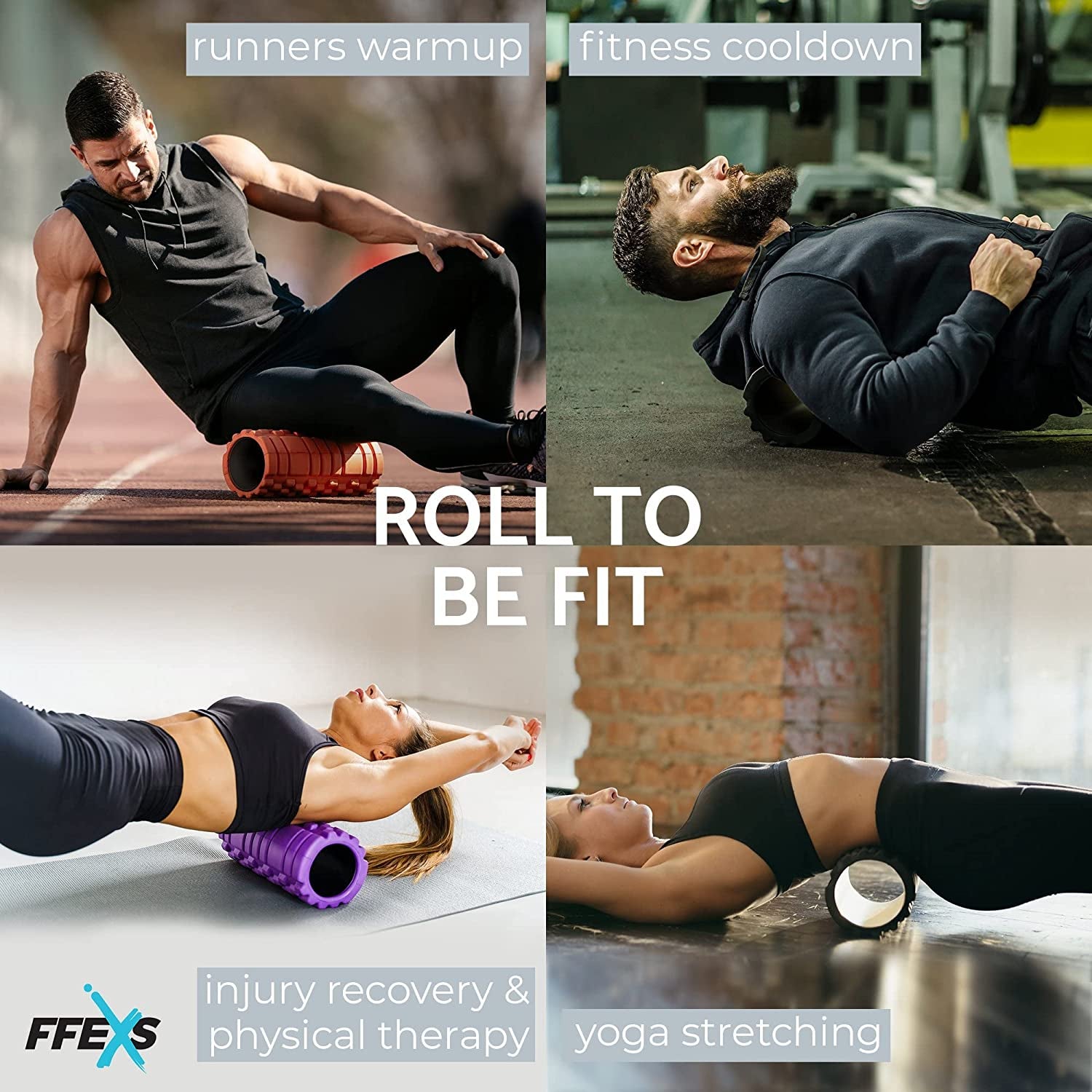 Foam Roller for Deep Tissue Muscle Massage Trigger Point Muscles Therapy